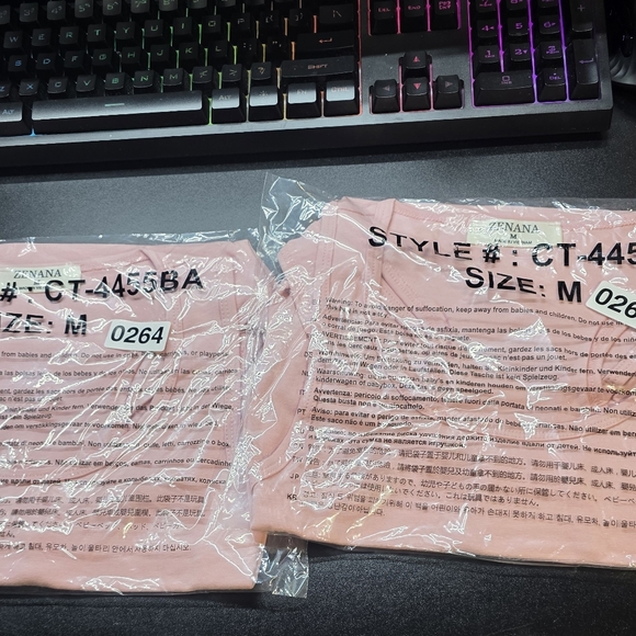 Zenana Blush Pink Sleeveless Cotton Bodysuit Sizes S,M,L,XL New In Poly Bag - Picture 6 of 8